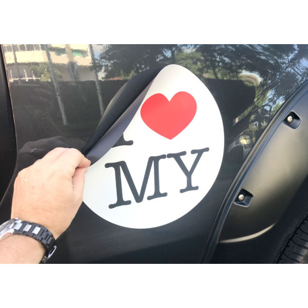 Personalised Car Magnet Sticker