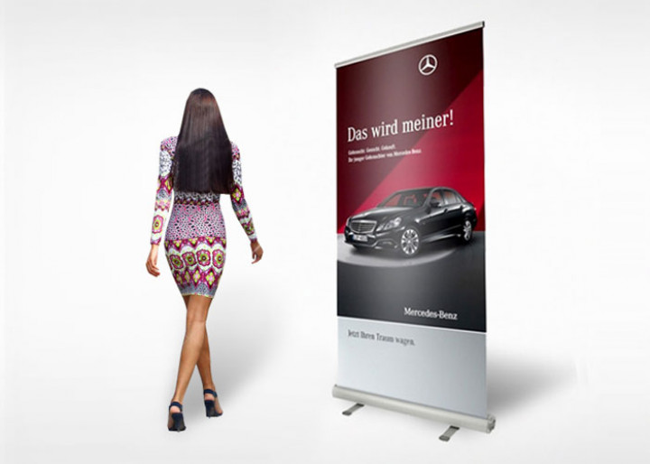 Roll-Up Banner 85 x 200 cm