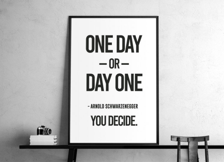 "One day or day one"