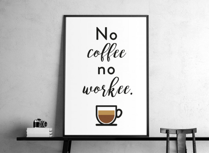"Coffee No Workee - White"