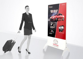 Free Standing Lightbox - 220cm x 230cm (140mm single sided)