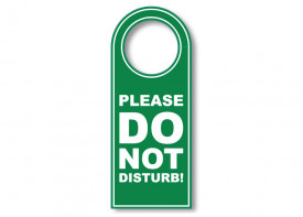 Do Not Disturb Sign - 4x10inch